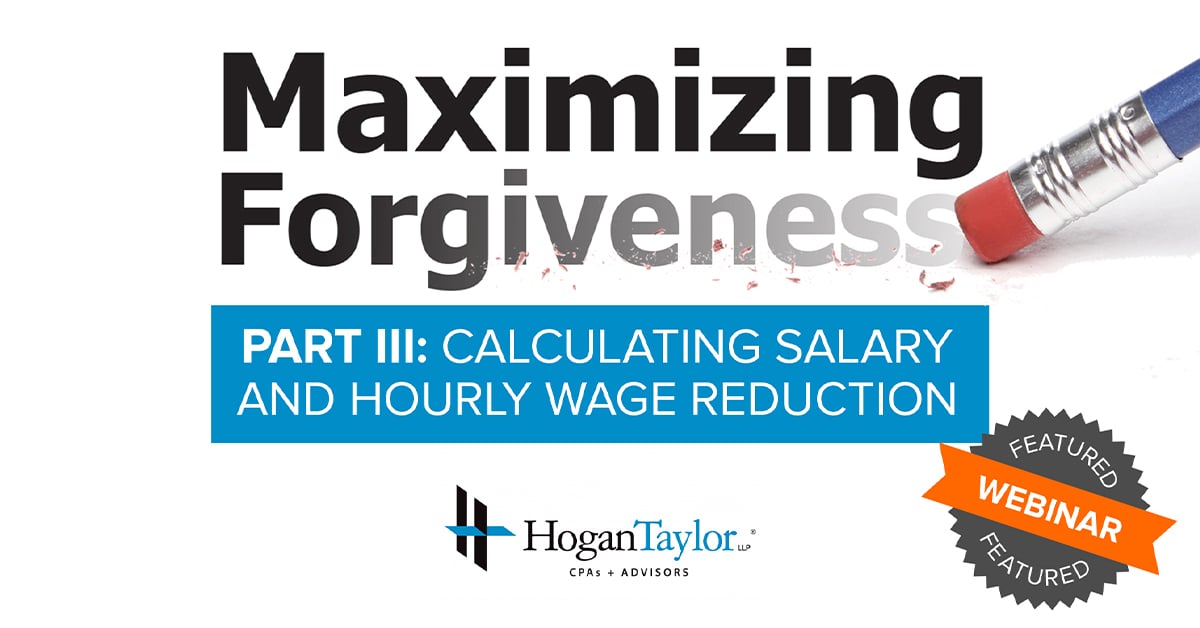Maximizing Forgiveness III