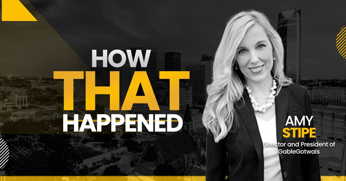 Amy Stipe GableGotwals - "How That Happened"