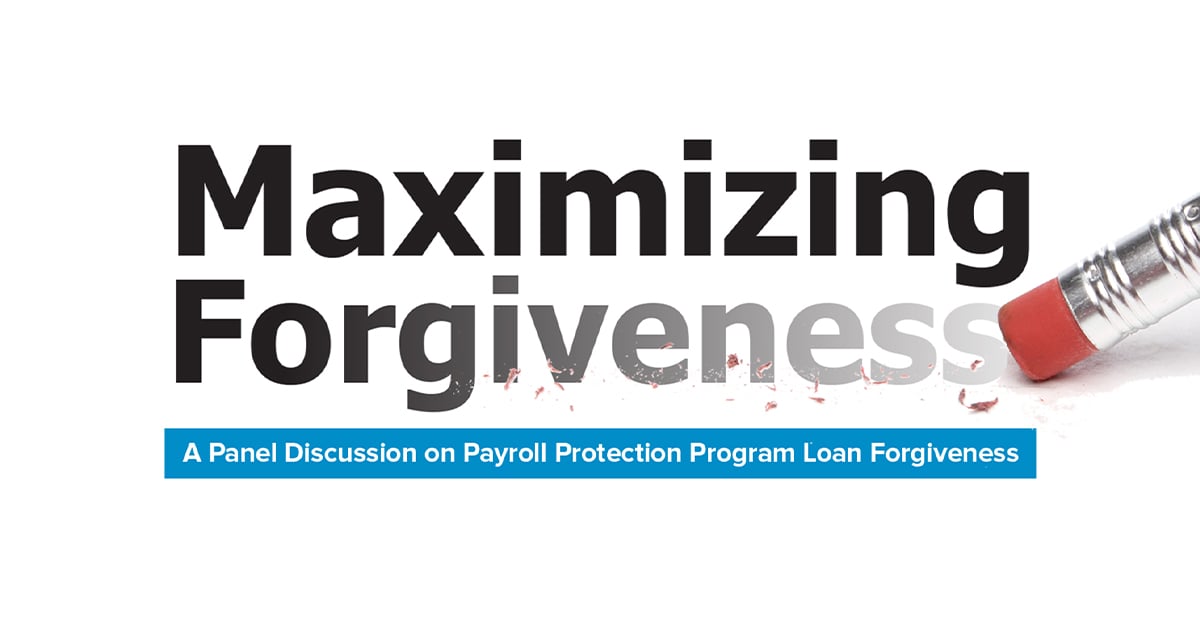 maximizing forgiveness a panel discussion