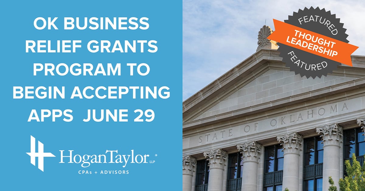 Oklahoma Business Relief Grants Program